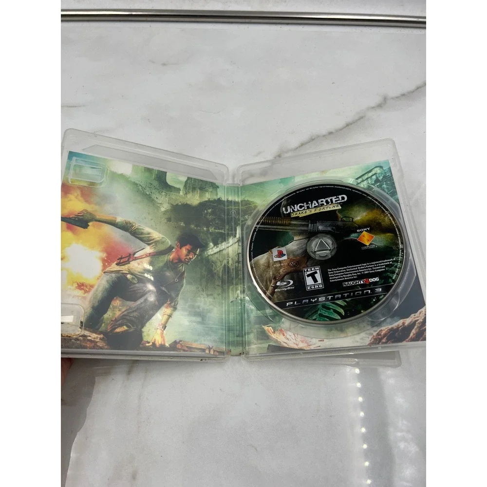 Uncharted Drake's Fortune Sony PlayStation 3 PS3 Action Adventure Game BCUS-9810